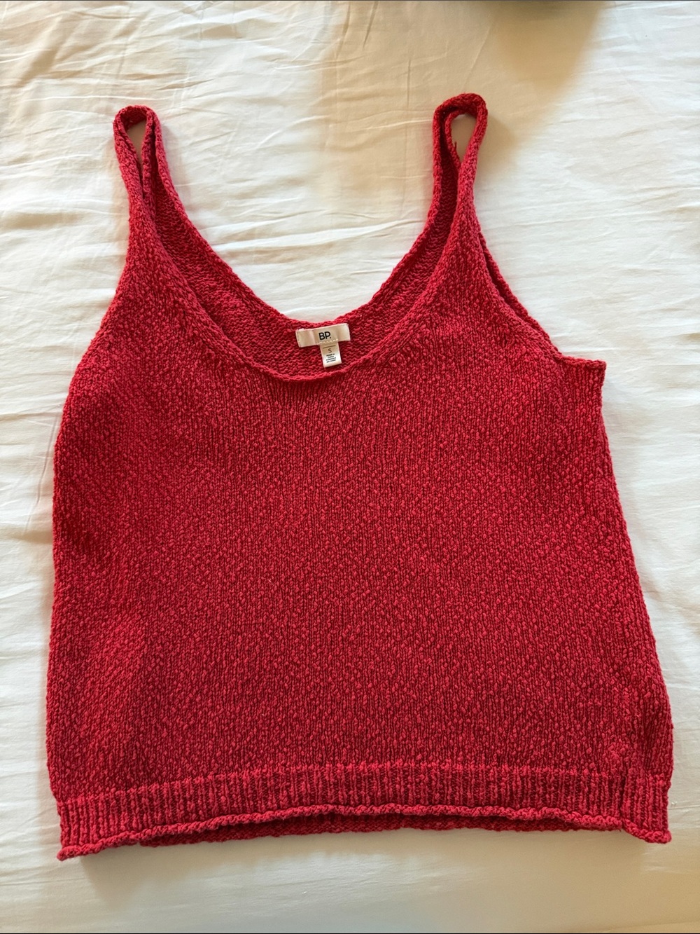 BP Red Knit Tank